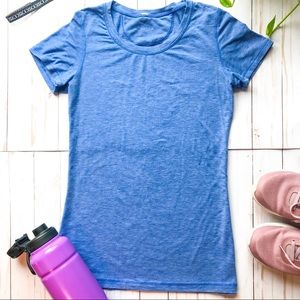 Lululemon Athletica Athletic T Shirt Heather Blue